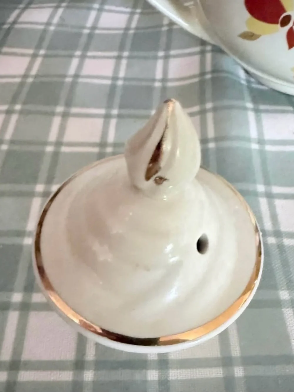 Vintage Hall’s China Alladin Autumn Leaf Teapot with Infuser 1950s Retro Kitchen
